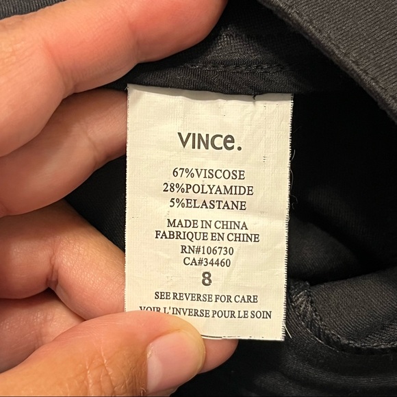 Vince Stitch Front Seam Ponte Legging Pants - Picture 11 of 11